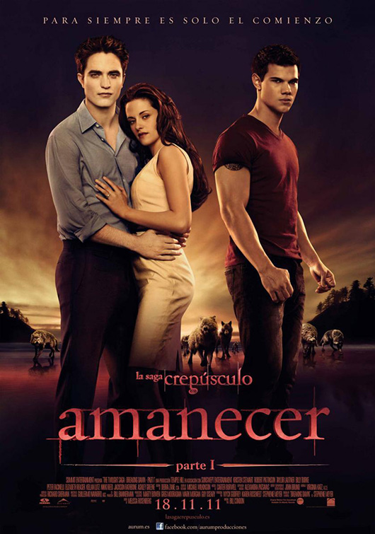 LA SAGA CREPUSCULO: AMANECER PARTE I